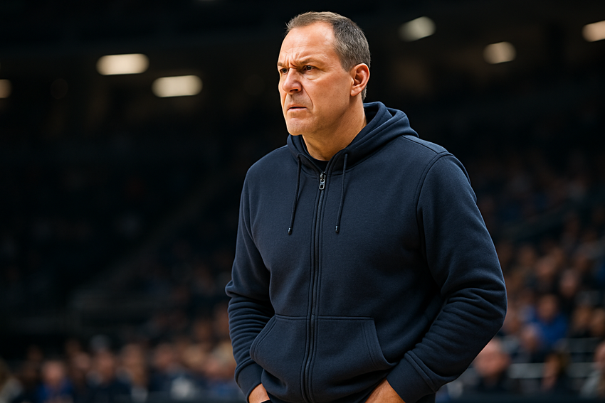 Coach on sideline 